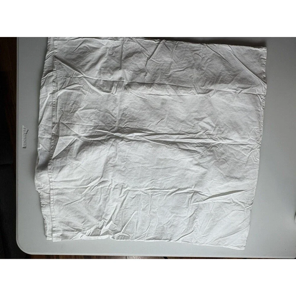 Anthropologie  Tufted Sham Cream Cottage Core Home 26”x26” Euro Sham